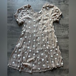 Women’s Polka Dot Babydoll Mini Dress
